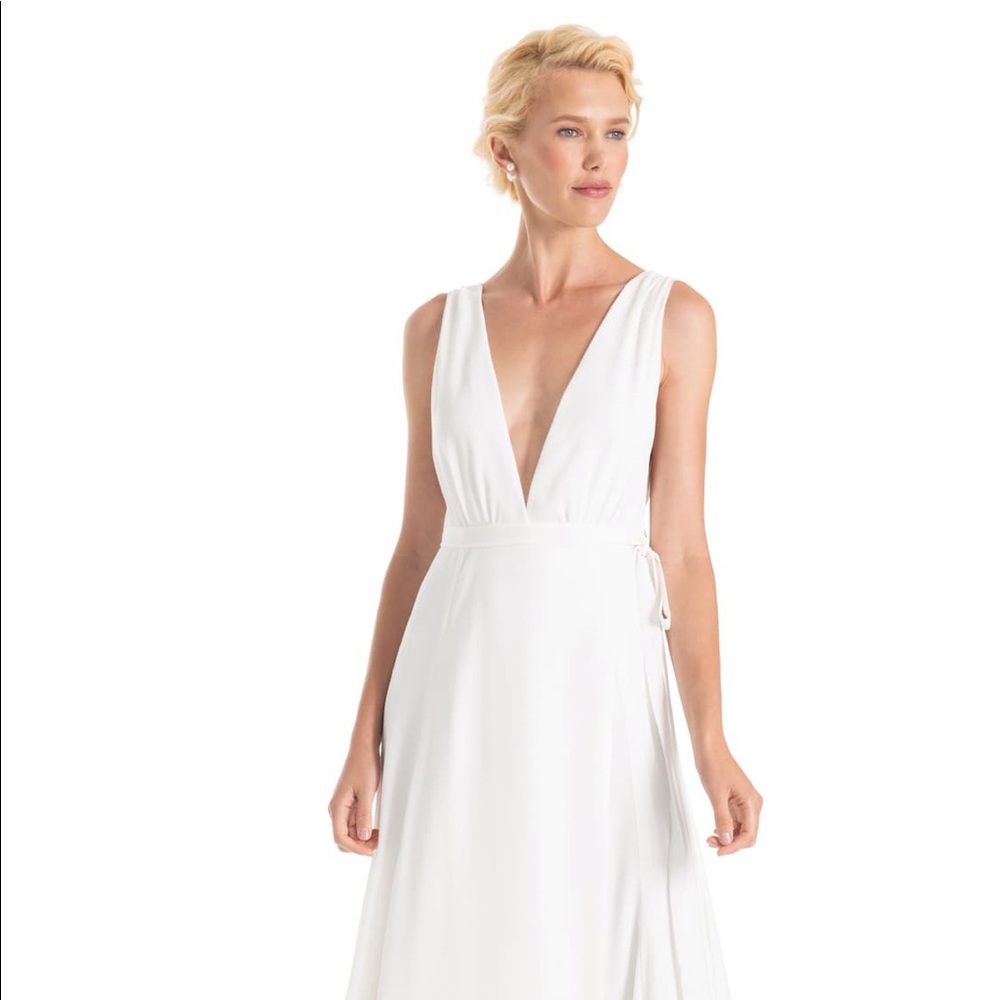 Joanna August Jagger Plunging Wrap Dress